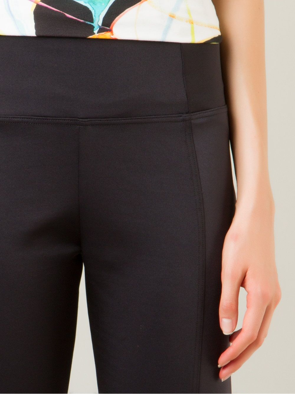 Amir Slama mid-rise flare trousers