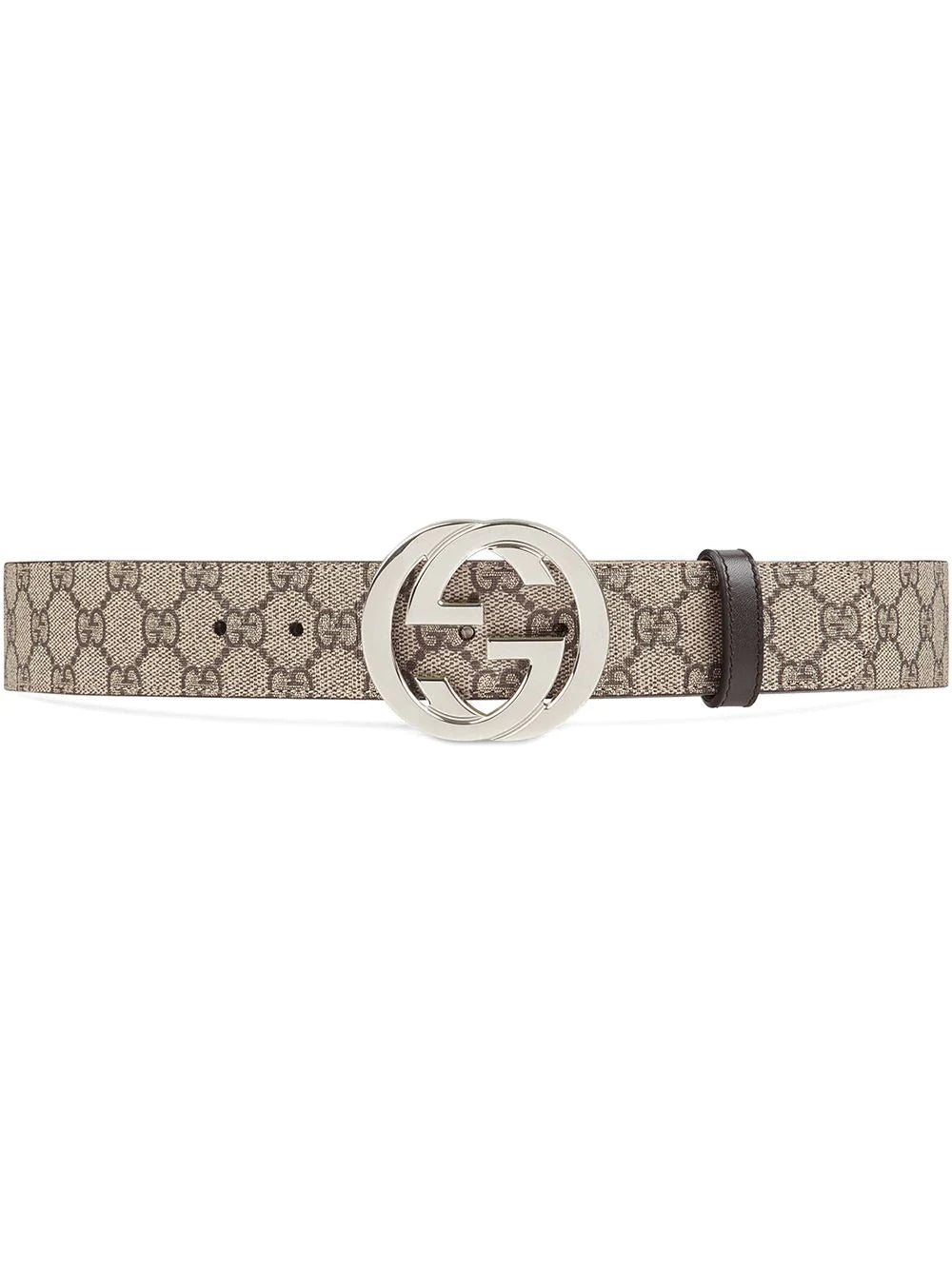 Gucci GG Supreme leather belt