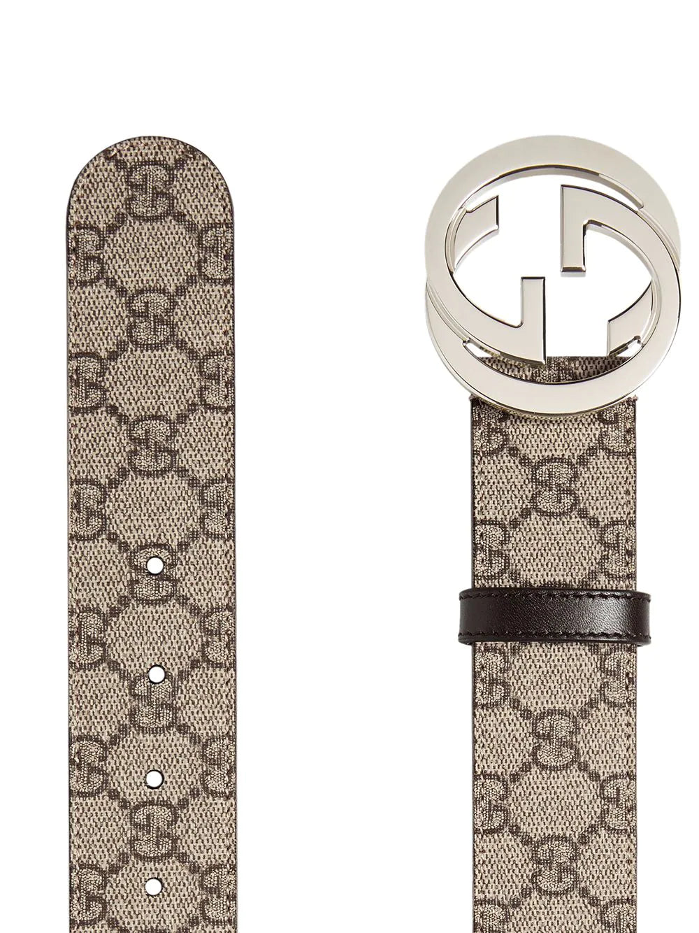 Gucci GG Supreme leather belt