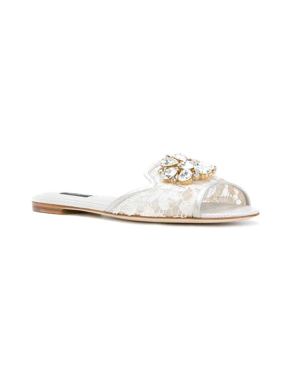 Dolce & gabbana  Bianca flat sandals