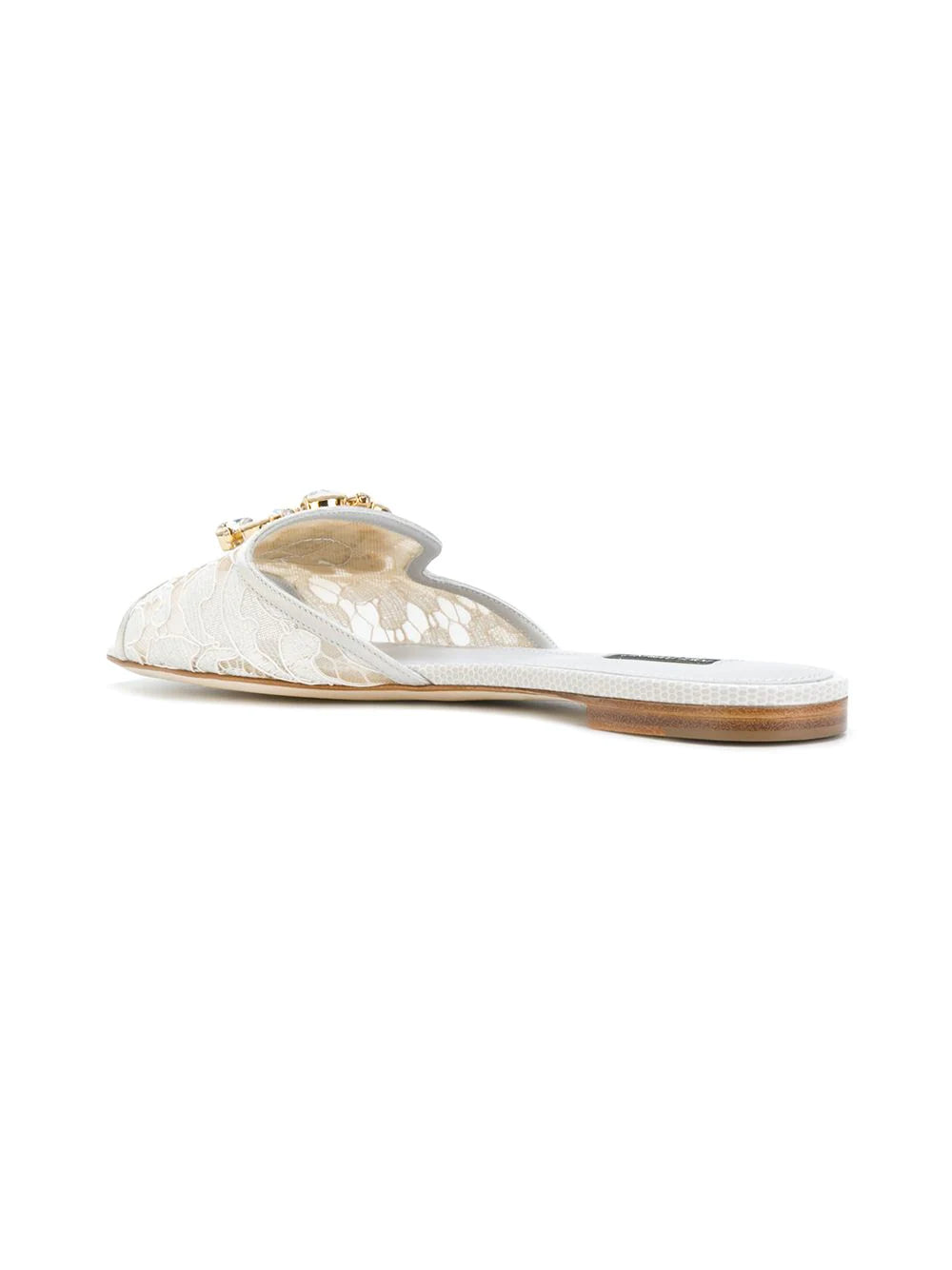 Dolce & gabbana  Bianca flat sandals