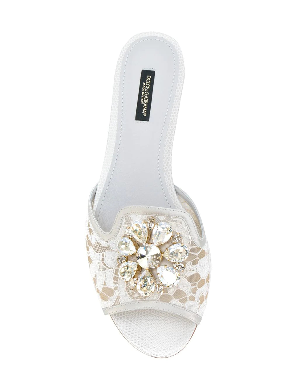 Dolce & gabbana  Bianca flat sandals
