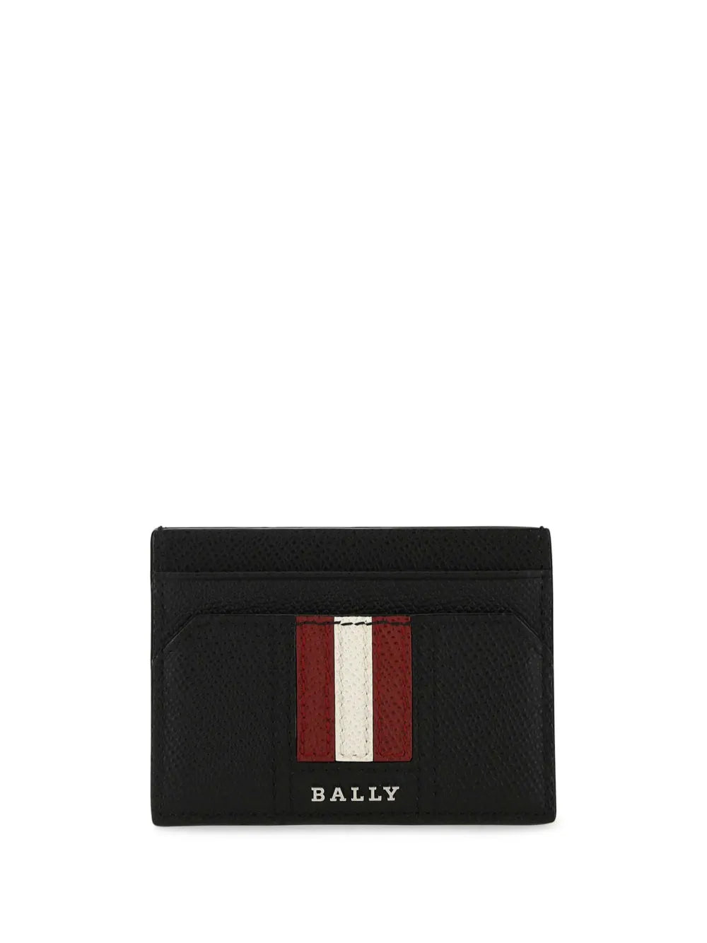 Bally  striped leather cardholder
