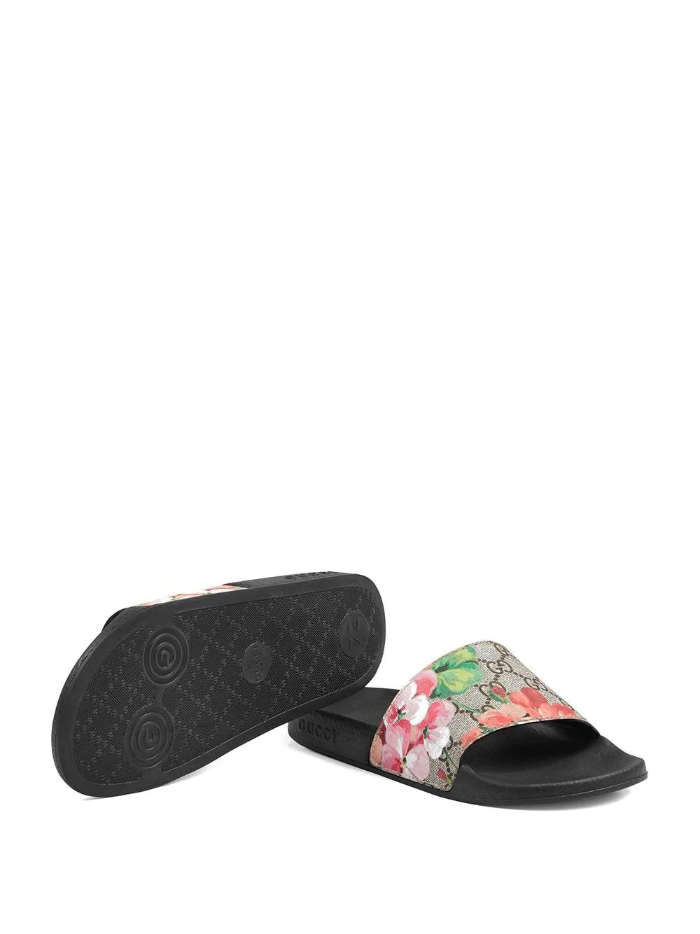 Gucci GG Blooms Supreme slide sandals
