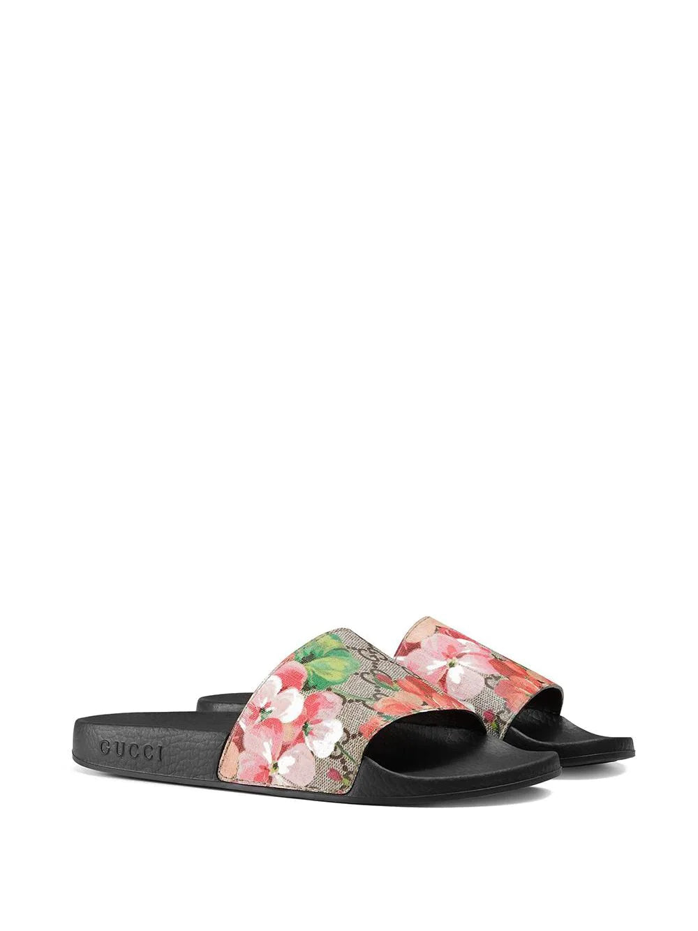 Gucci GG Blooms Supreme slide sandals