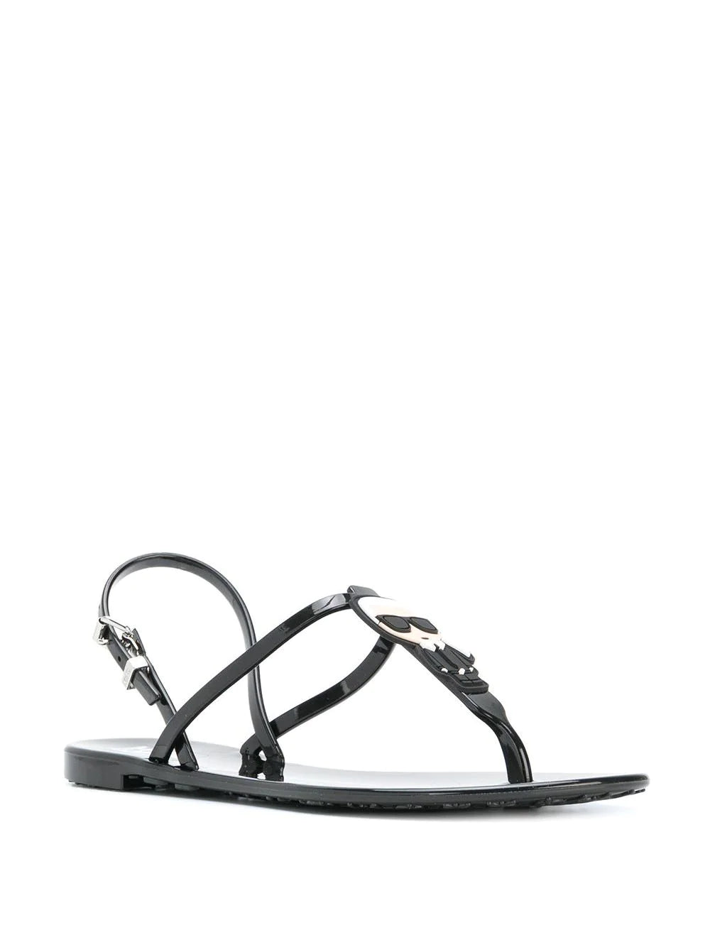 Karl Lagerfeld rubber jelly Lagerfeld sandal