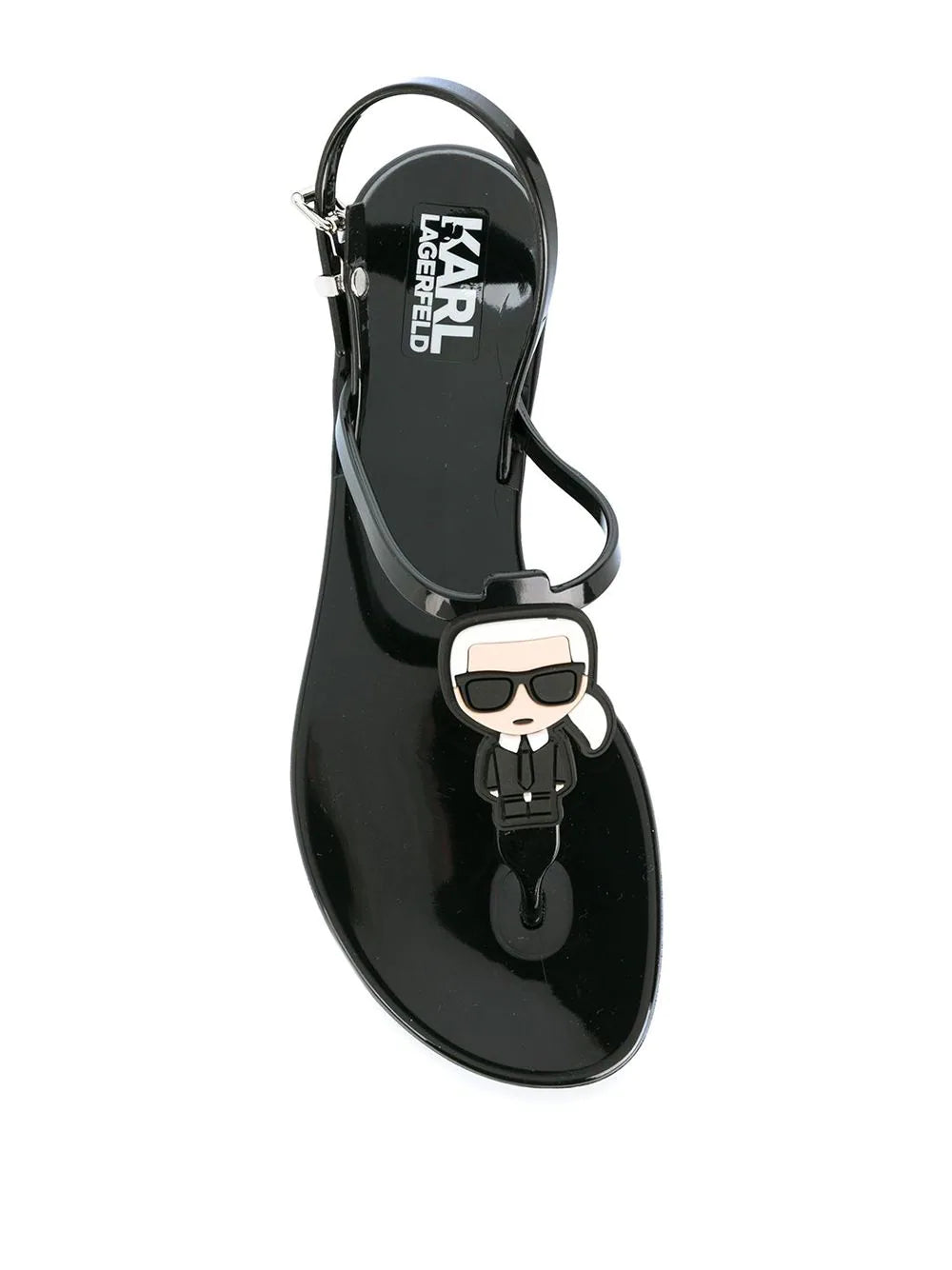 Karl Lagerfeld rubber jelly Lagerfeld sandal