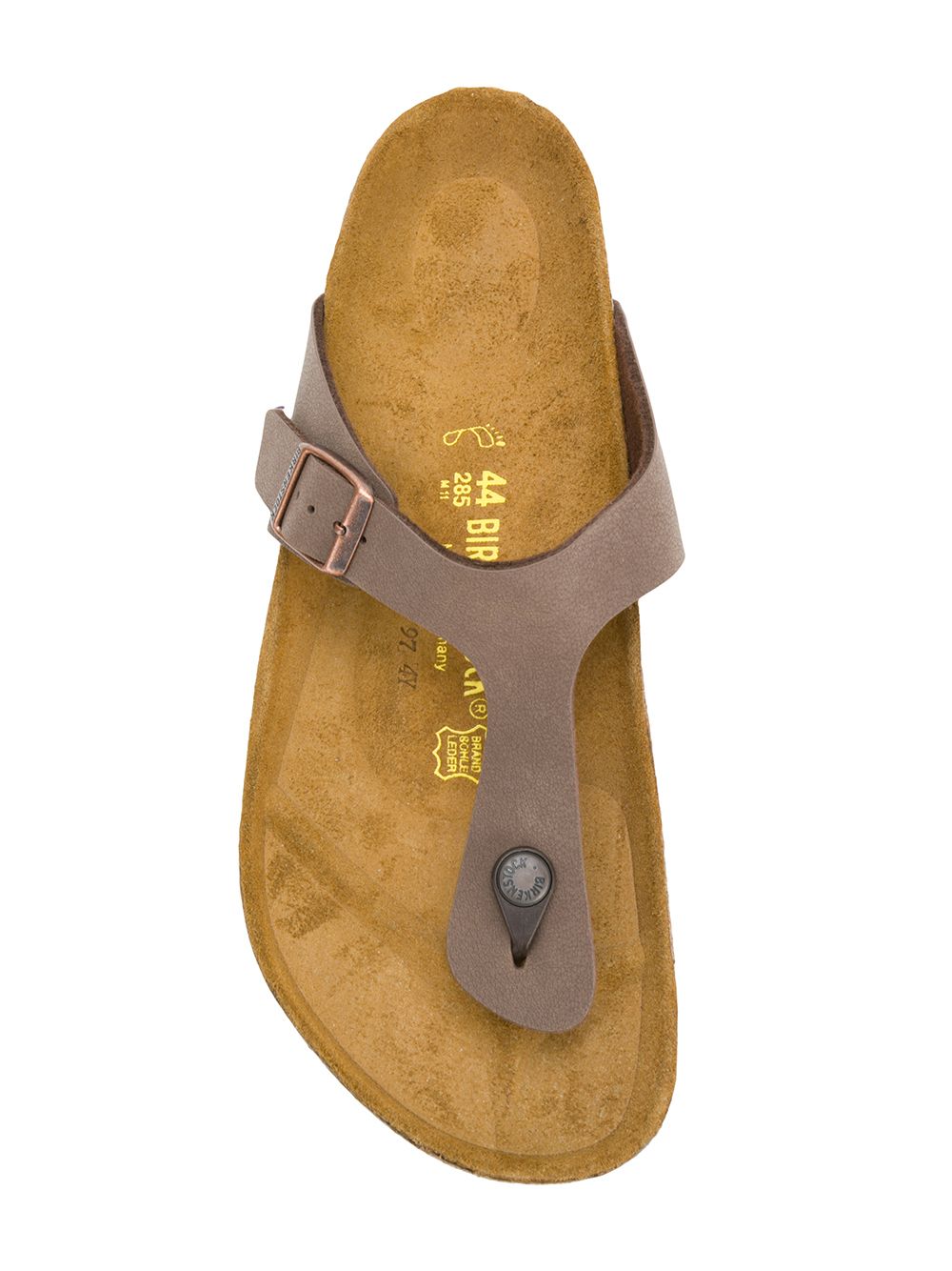 Birkenstock  buckle detail flip flop sandals