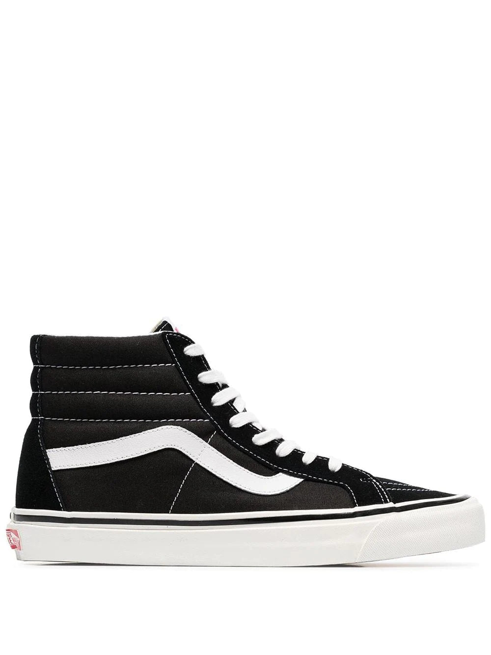 Vans  black and white SK8-Hi 38 DX suede leather and canvas sneakers