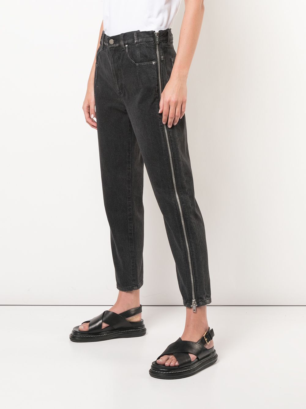 3.1 Phillip Lim  zip-detail cropped jeans