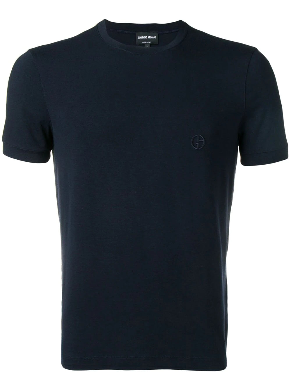 Giorgio Armani embroidered logo T-shirt