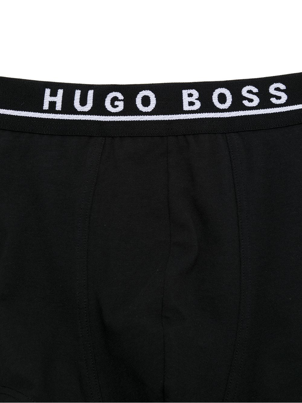 BOSS set of three logo-waistband boxers