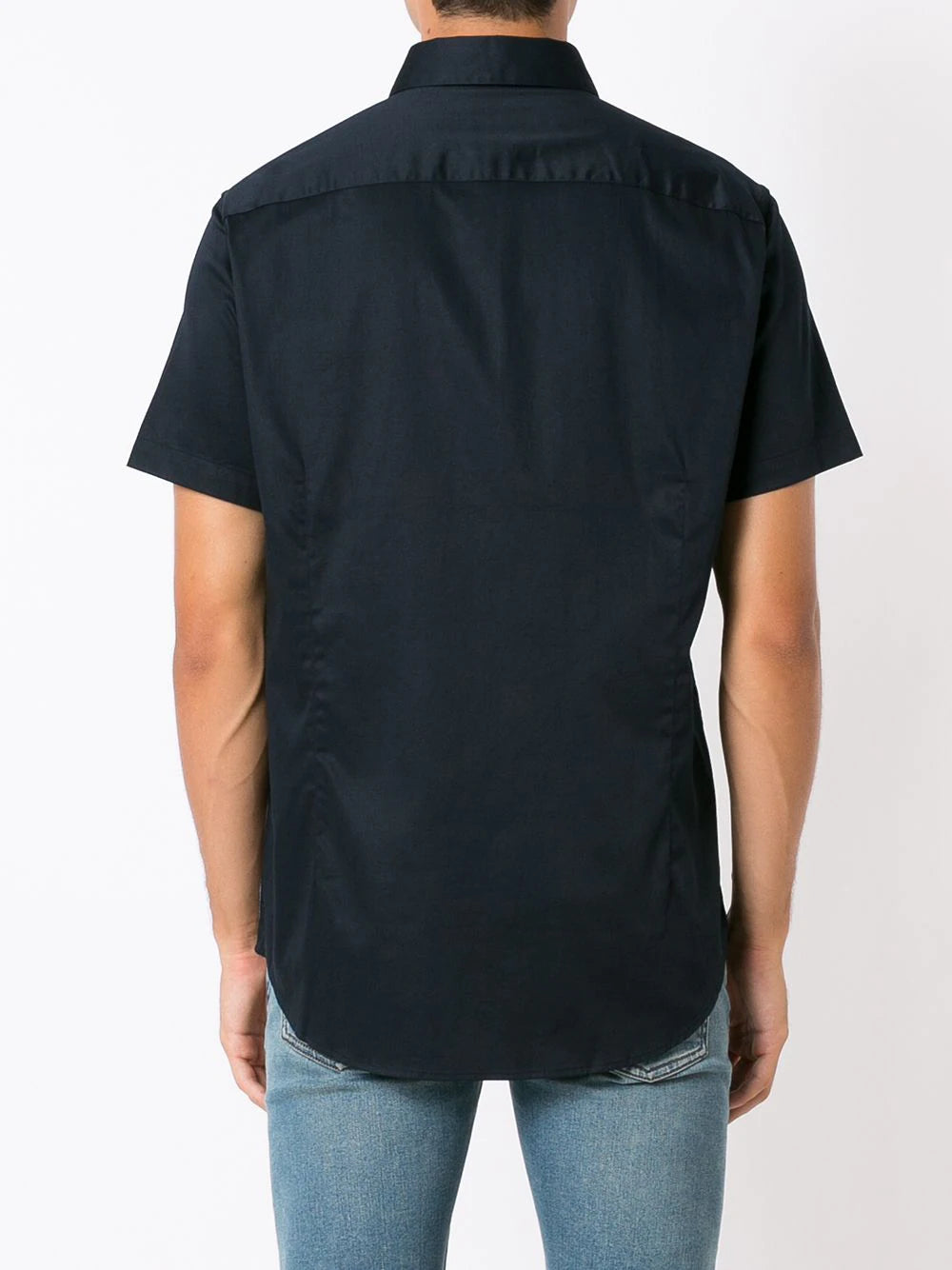 Armani Exchange logo-embroidered short-sleeve shirt
