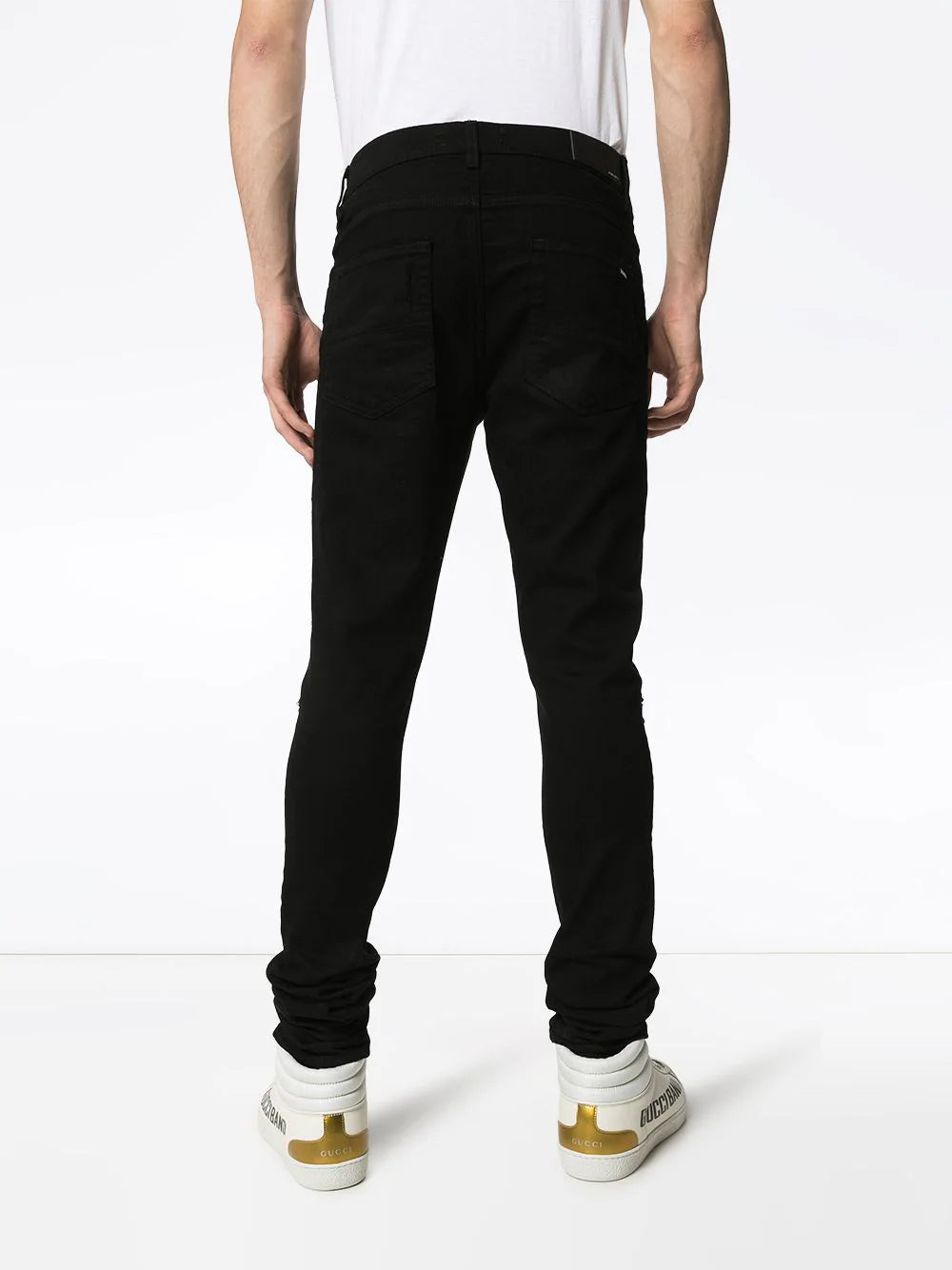 AMIRI  MX1 distressed-effect slim-fit jeans