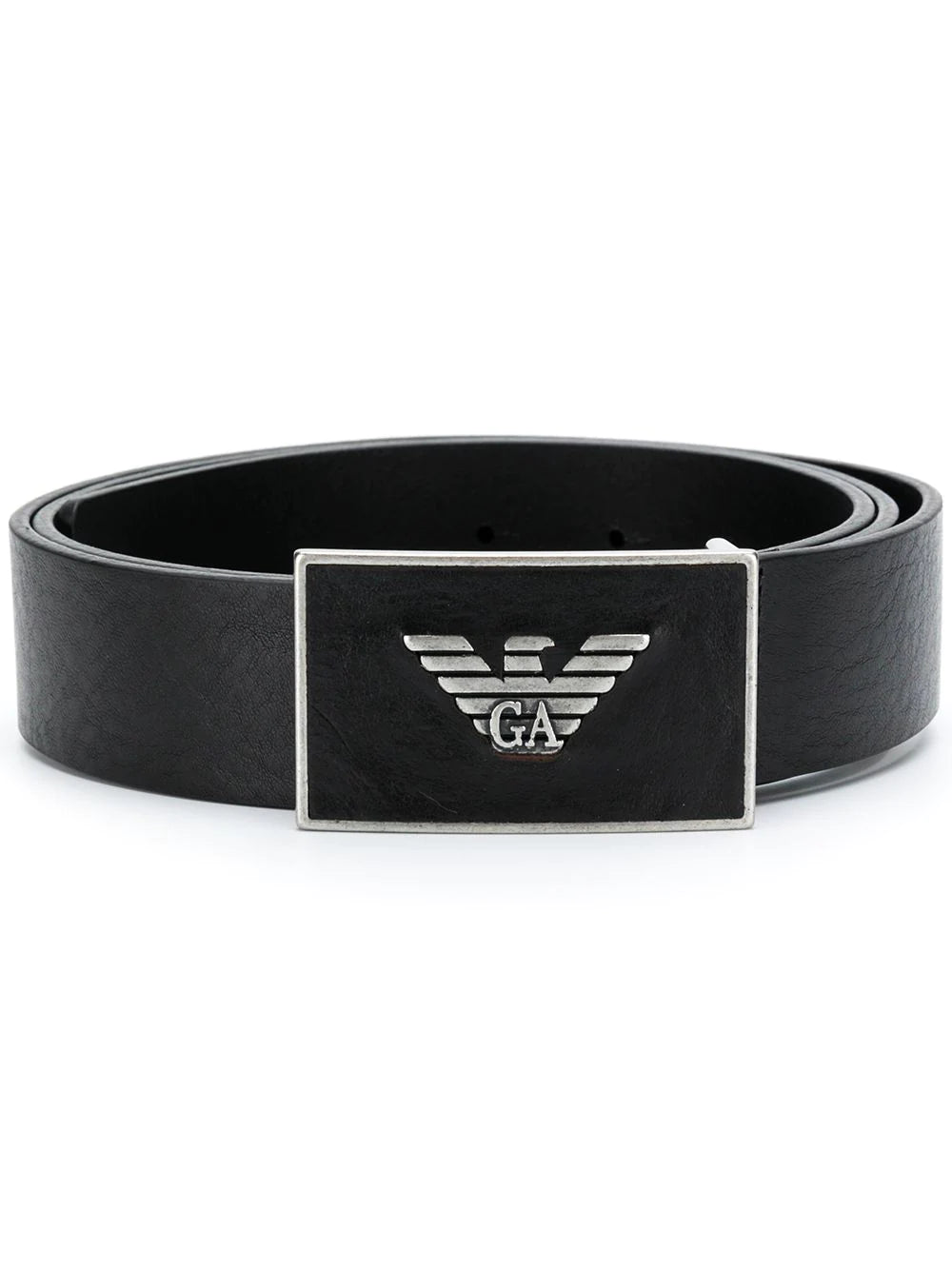 Emporio Armani metal logo belt