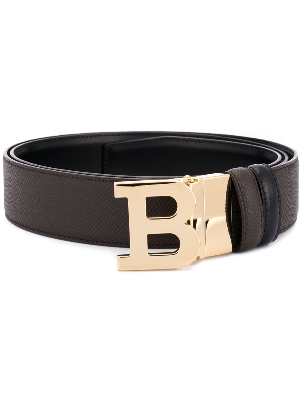 Bally B logo buckle belt