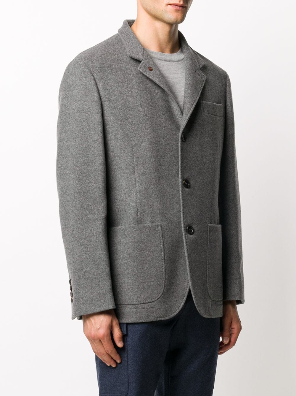 Brunello Cucinelli  boxy fit button down jacket