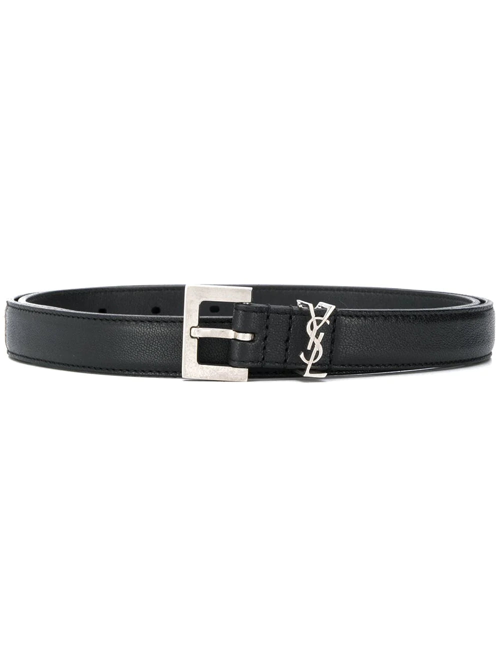 Saint Laurent Monogram plaque belt