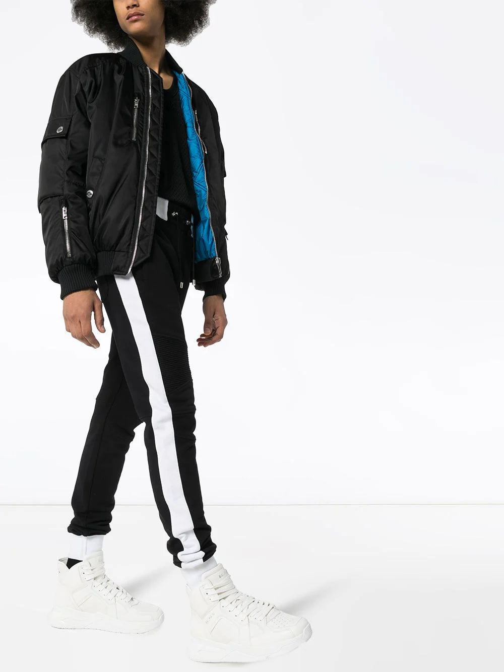Balmain logo print track pants