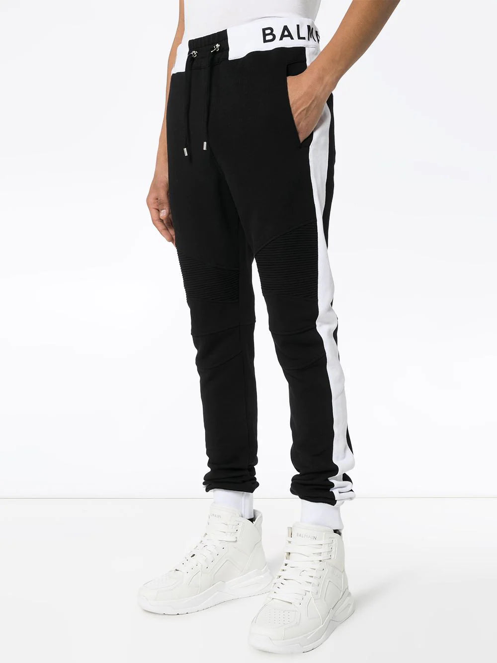 Balmain logo print track pants