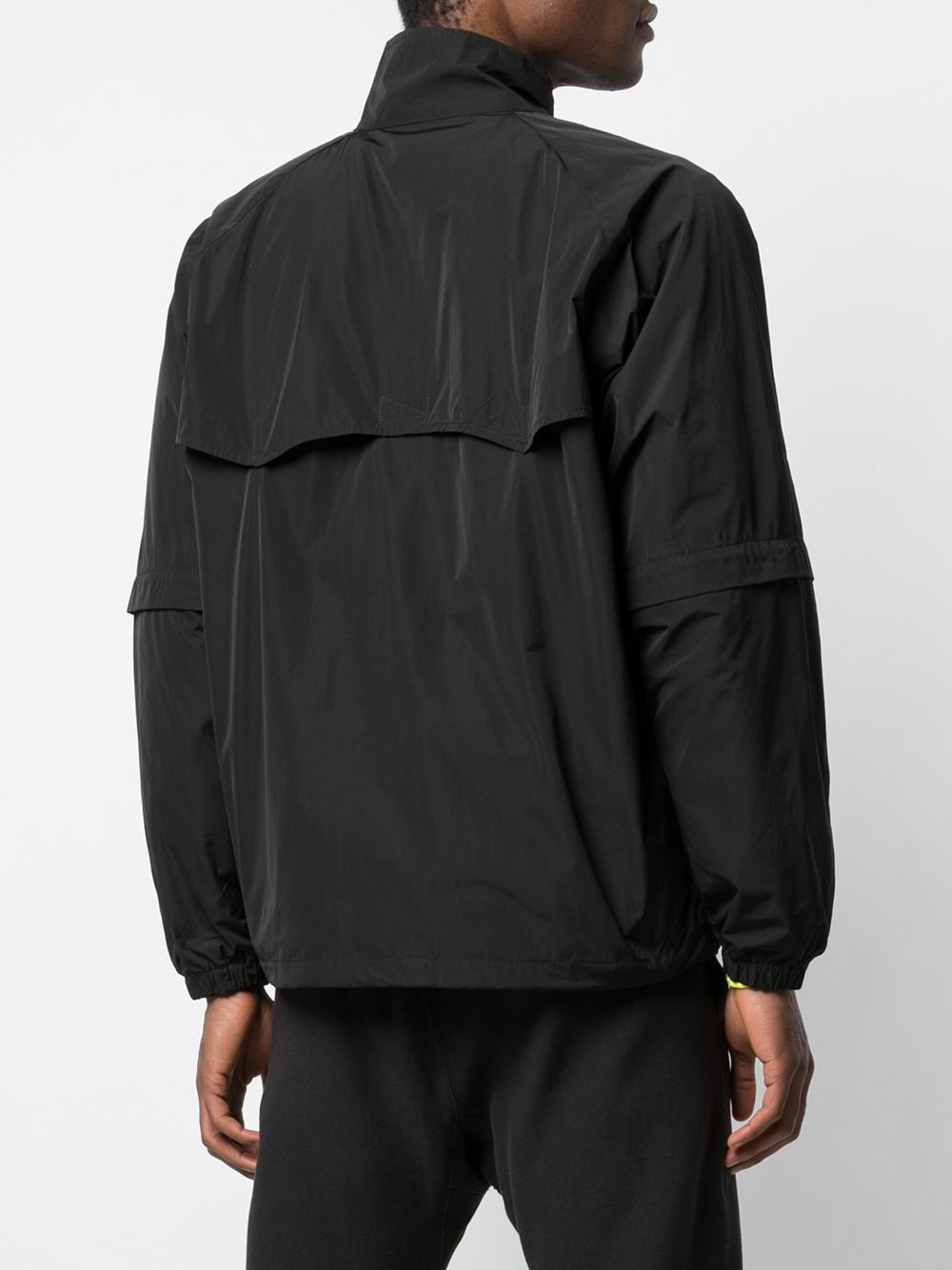 A BATHING APE® detachable logo-print bomber jacket