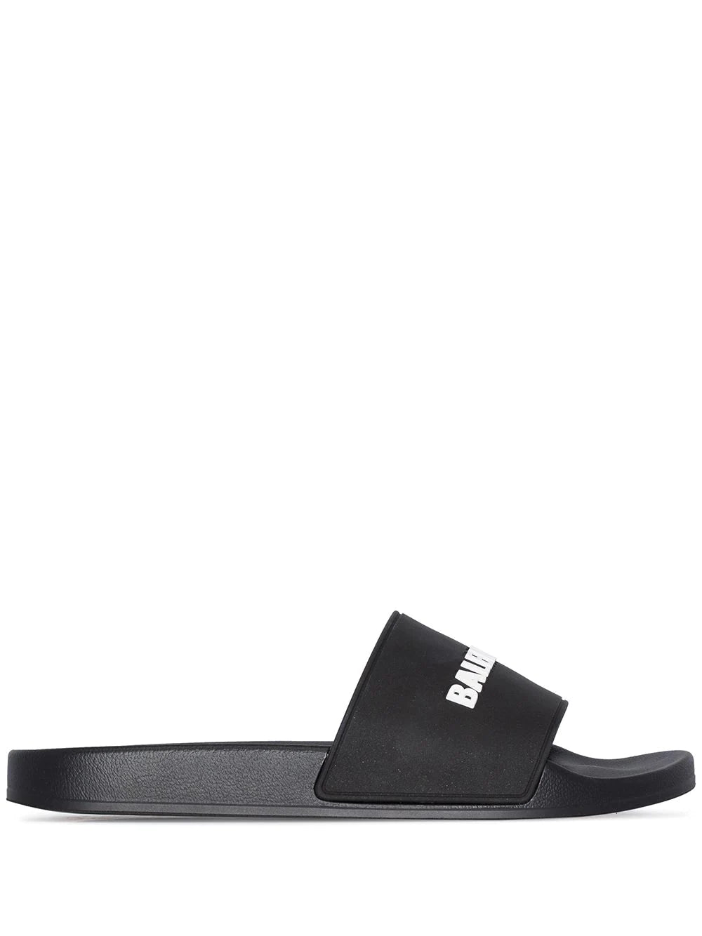 Balenciaga  logo-embossed pool slides