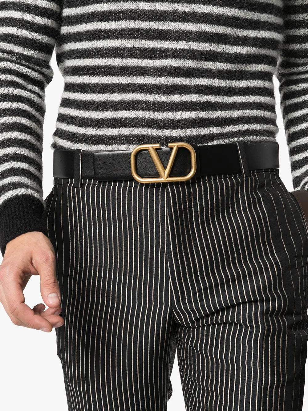 Valentino Garavani VLOGO leather belt