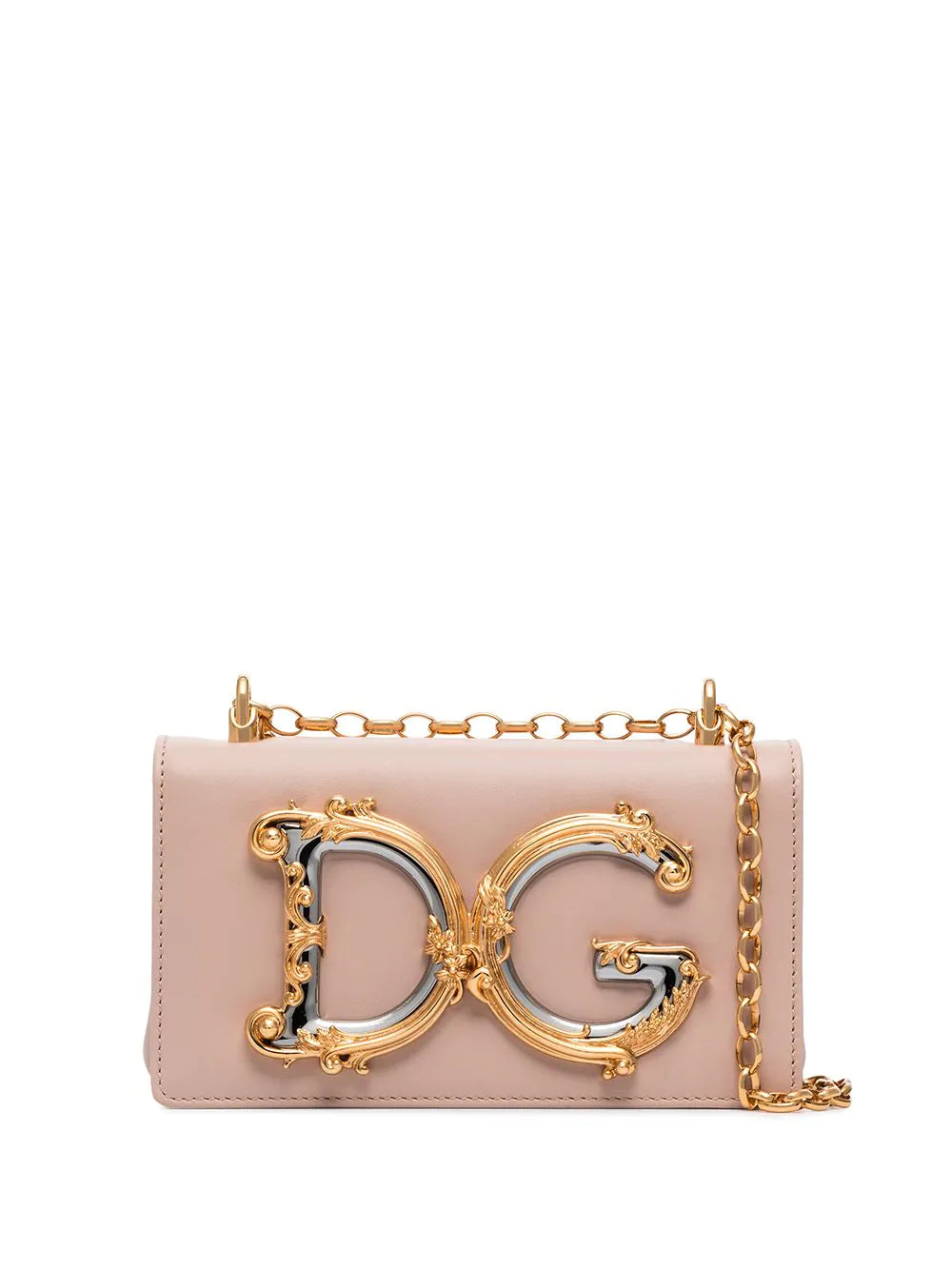 Dolce & gabbana DG Girls logo-embellished leather shoulder bag