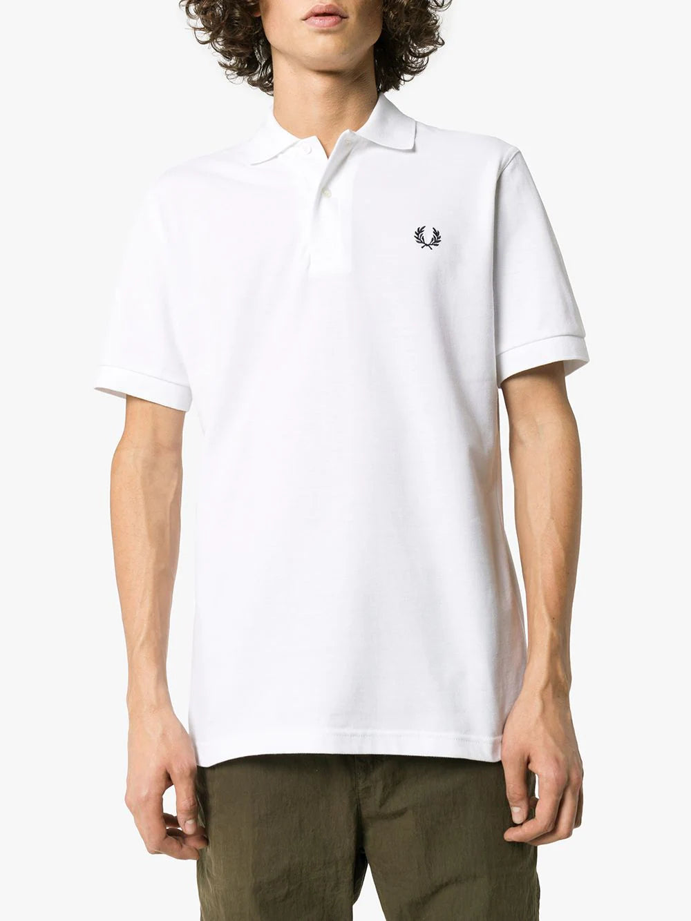Fred Perry logo-embroidered polo shirt