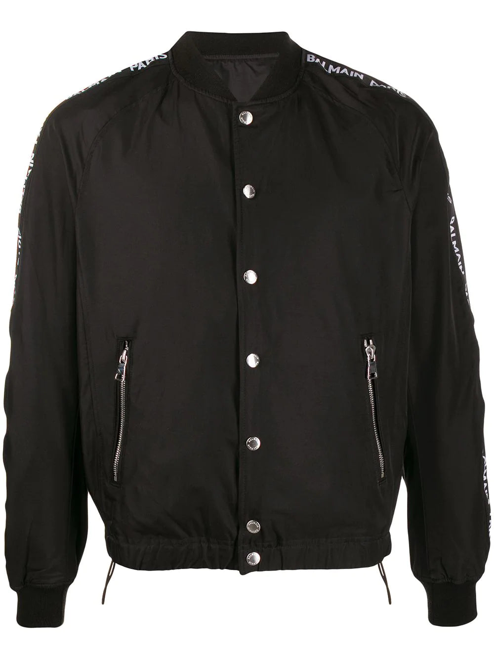 Balmain logo band bomber jacket
