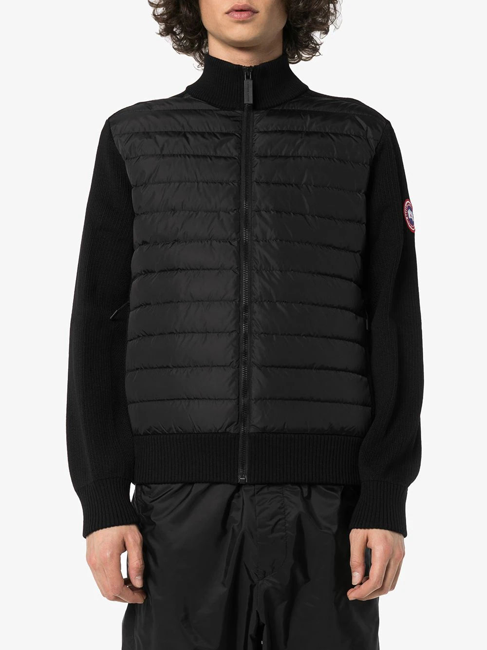 Canada Goose  Hybridge wool-panelled padded jacket