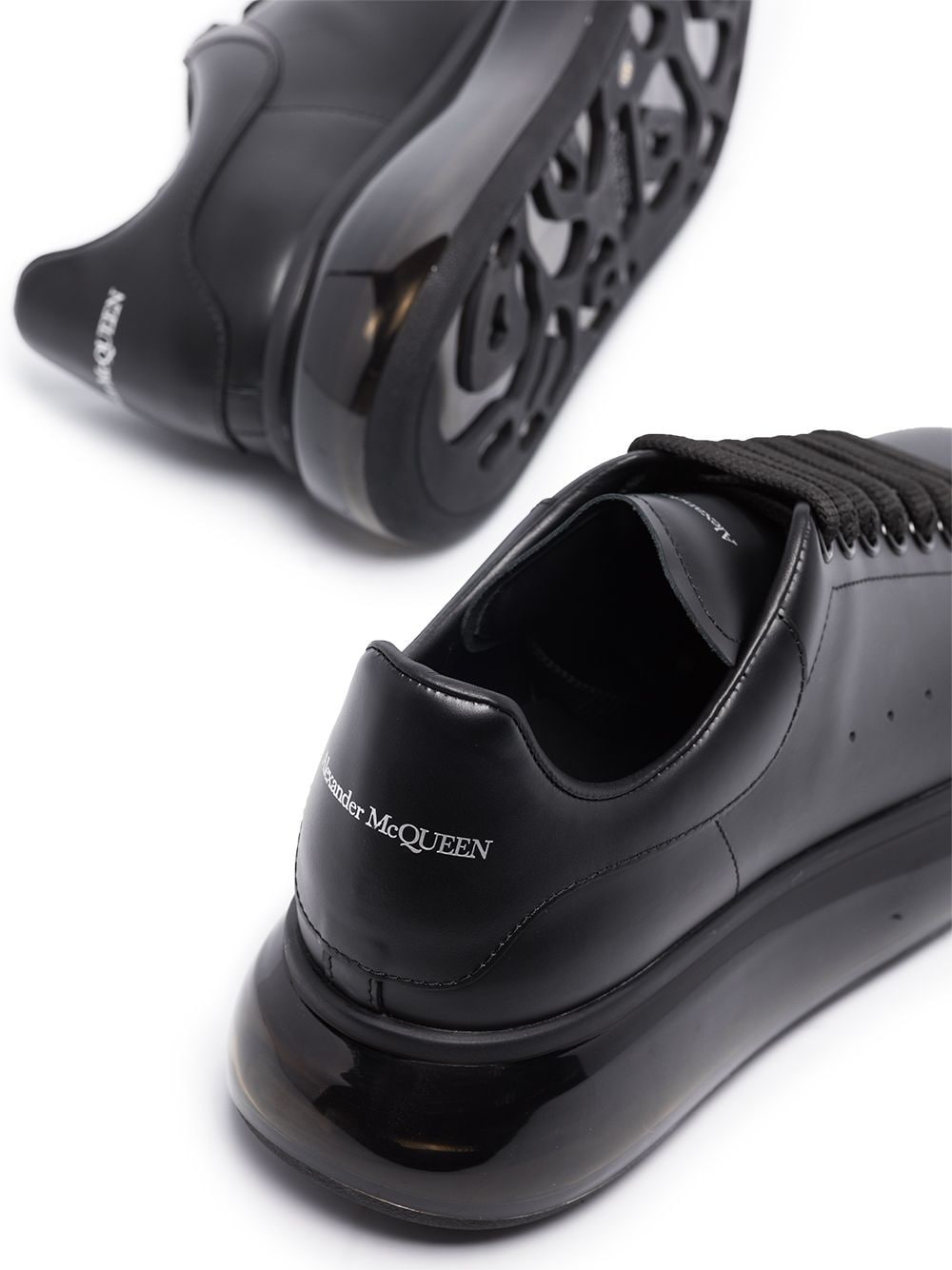 Alexander McQueen clear sole low-top sneakers