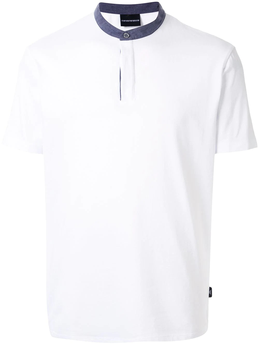 Emporio Armani mandarin collar polo shirt