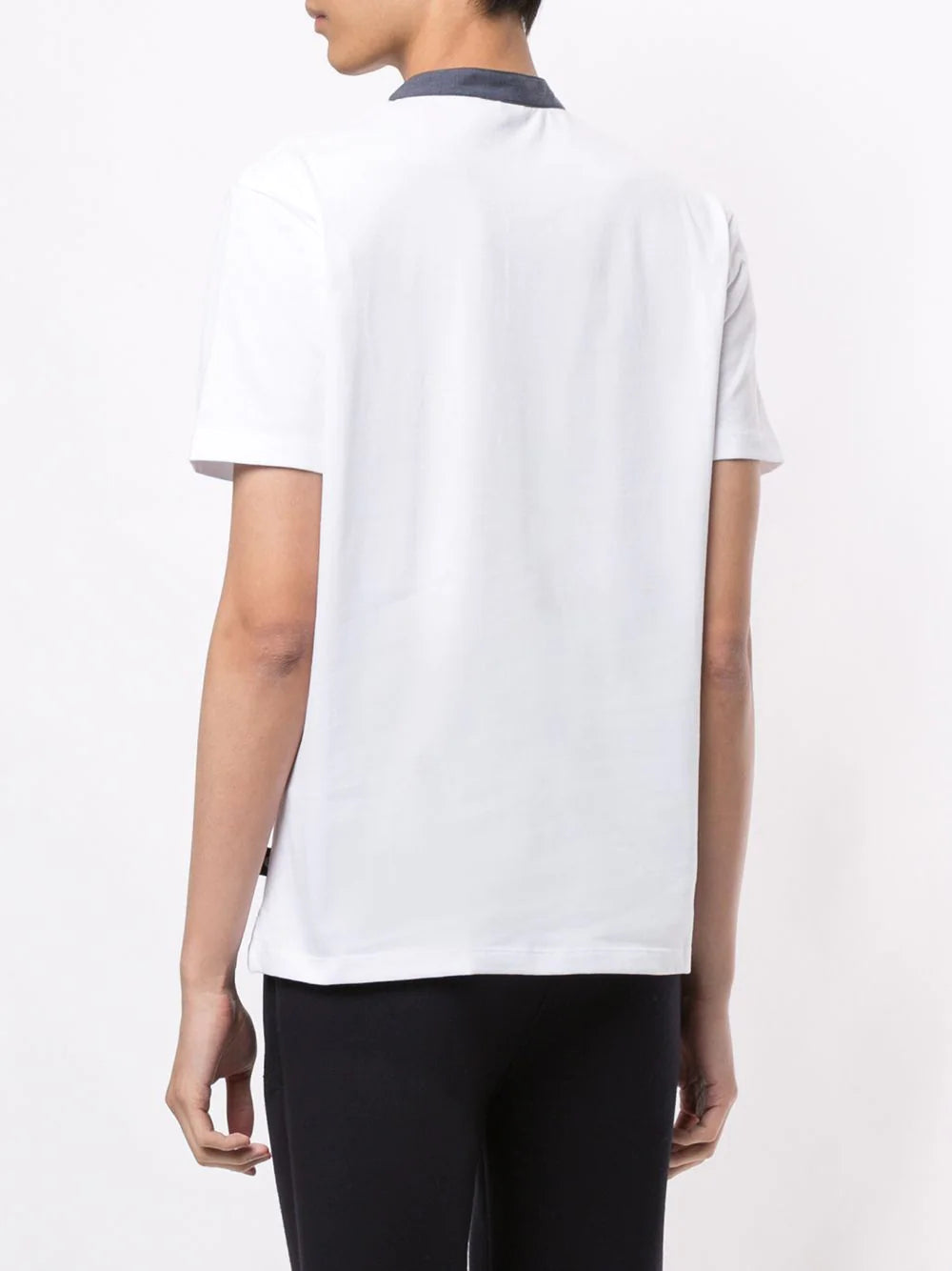 Emporio Armani mandarin collar polo shirt