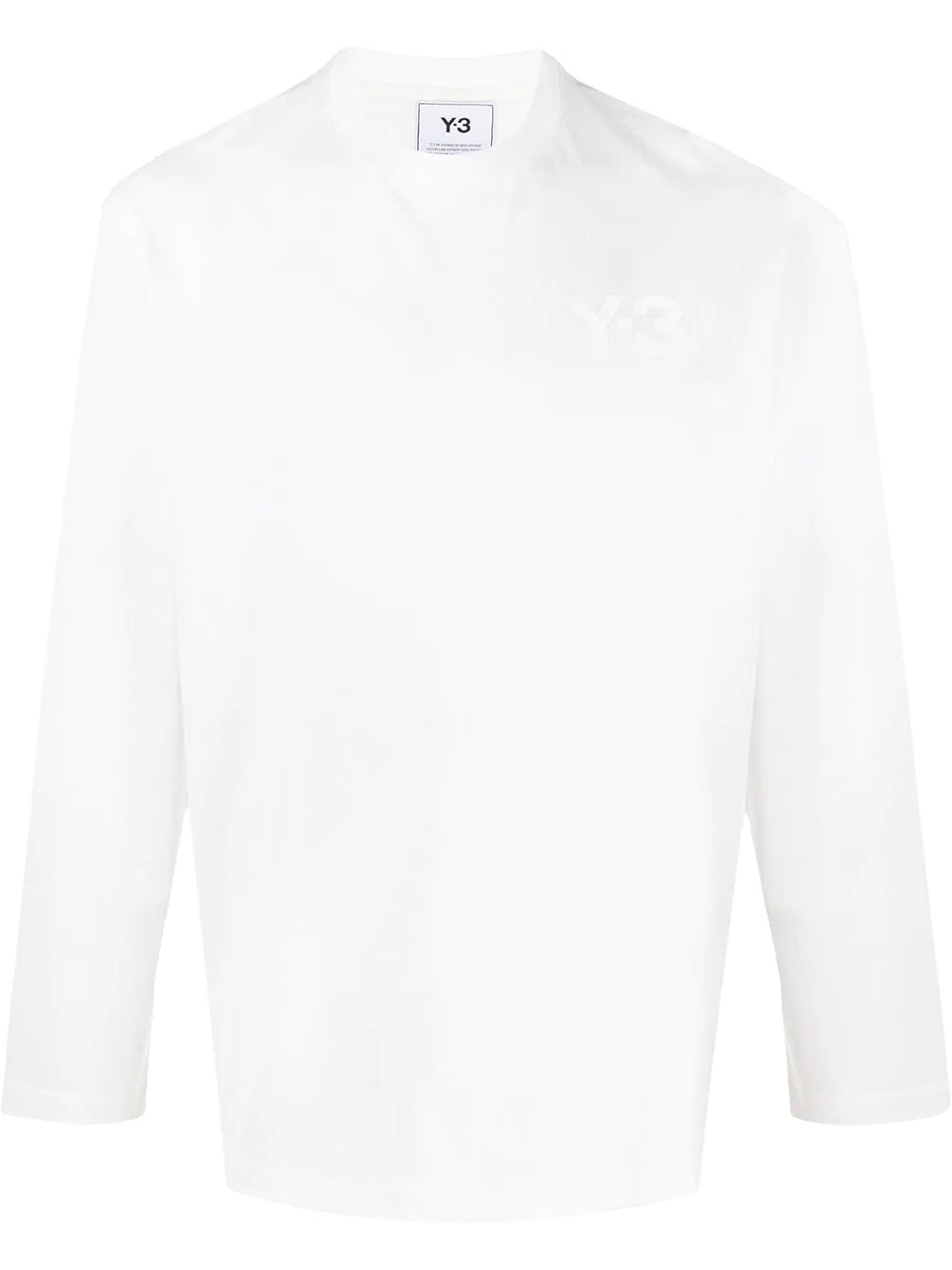 Y-3  logo print long-sleeved T-shirt