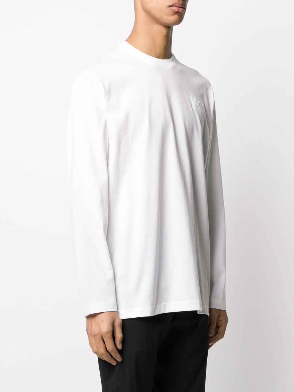 Y-3  logo print long-sleeved T-shirt