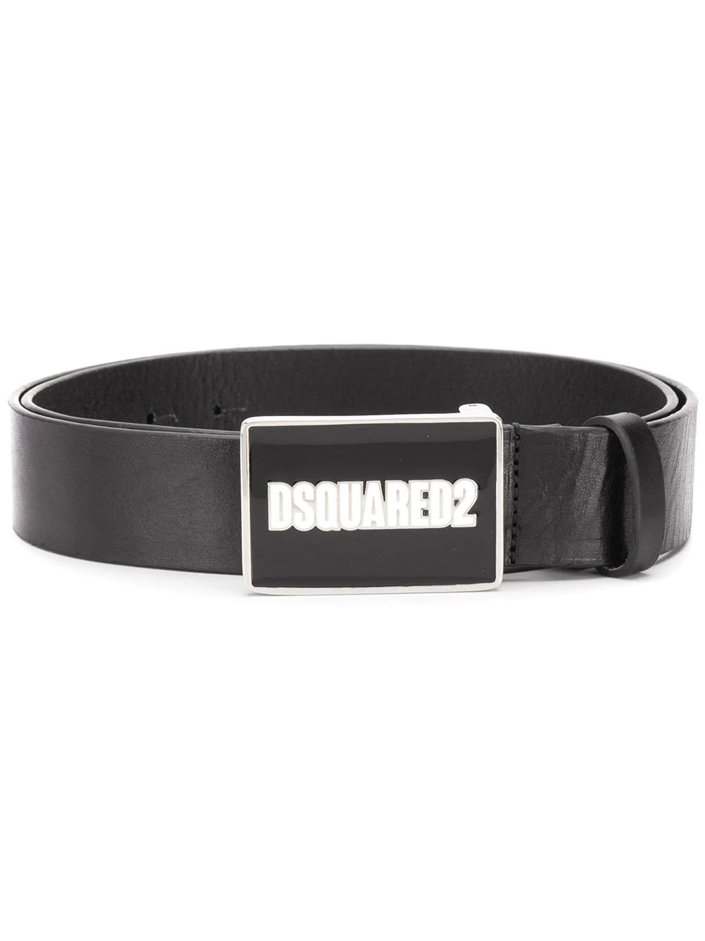 Dsquared2 logo plaque belt