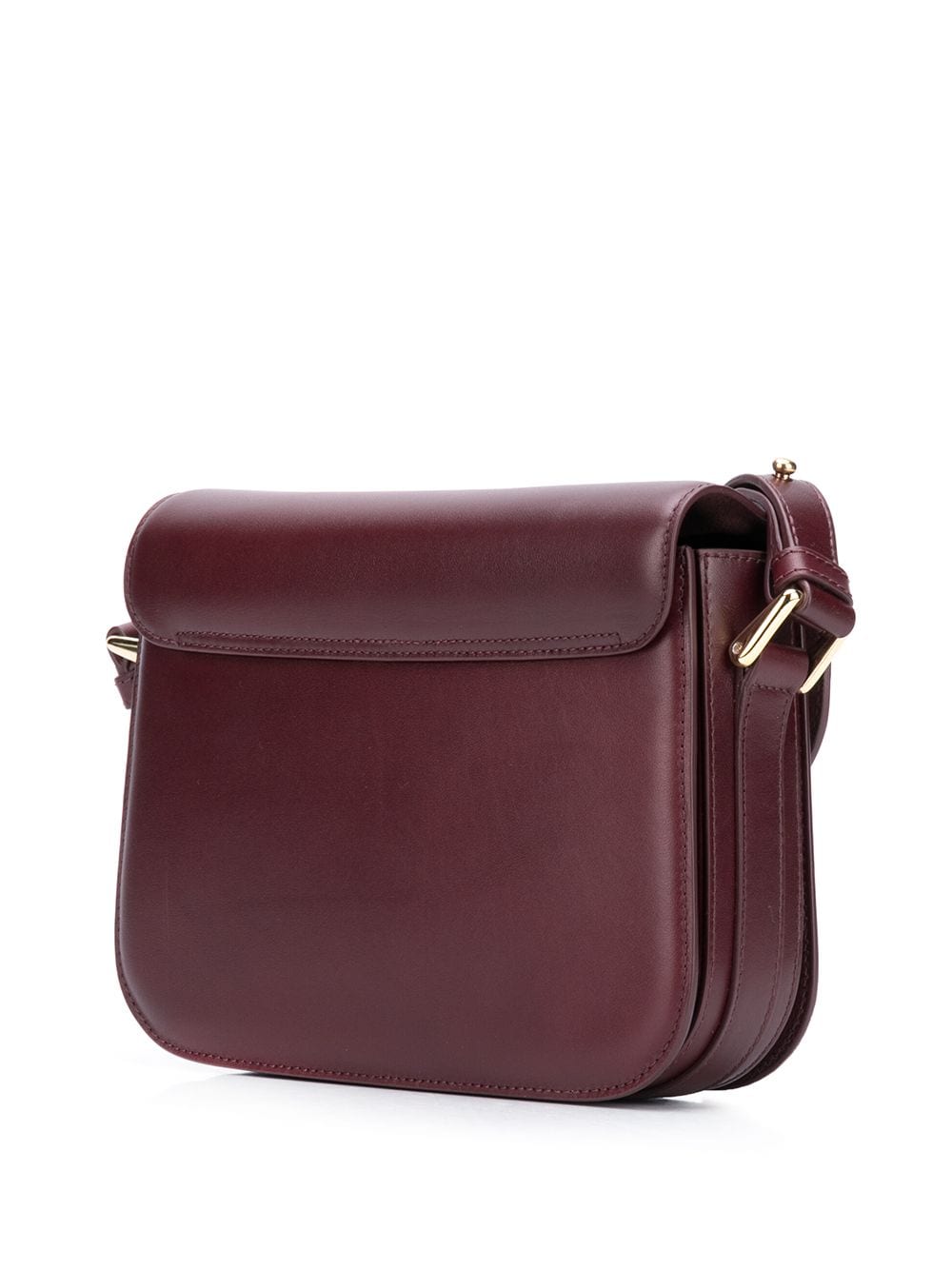 A.P.C. logo stamp shoulder bag