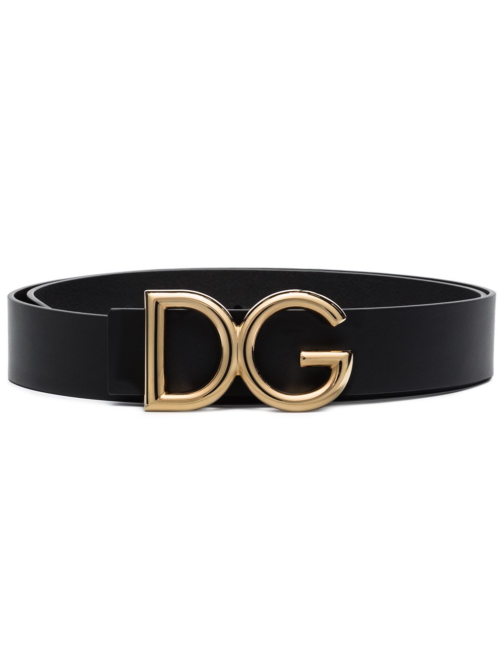 Dolce & gabbana DG logo-plaque buckle belt