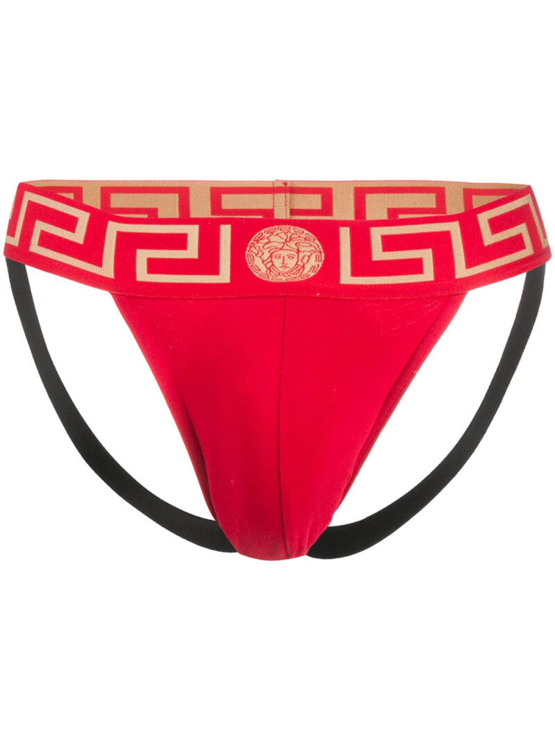 Versace  Medusa motif jockstrap