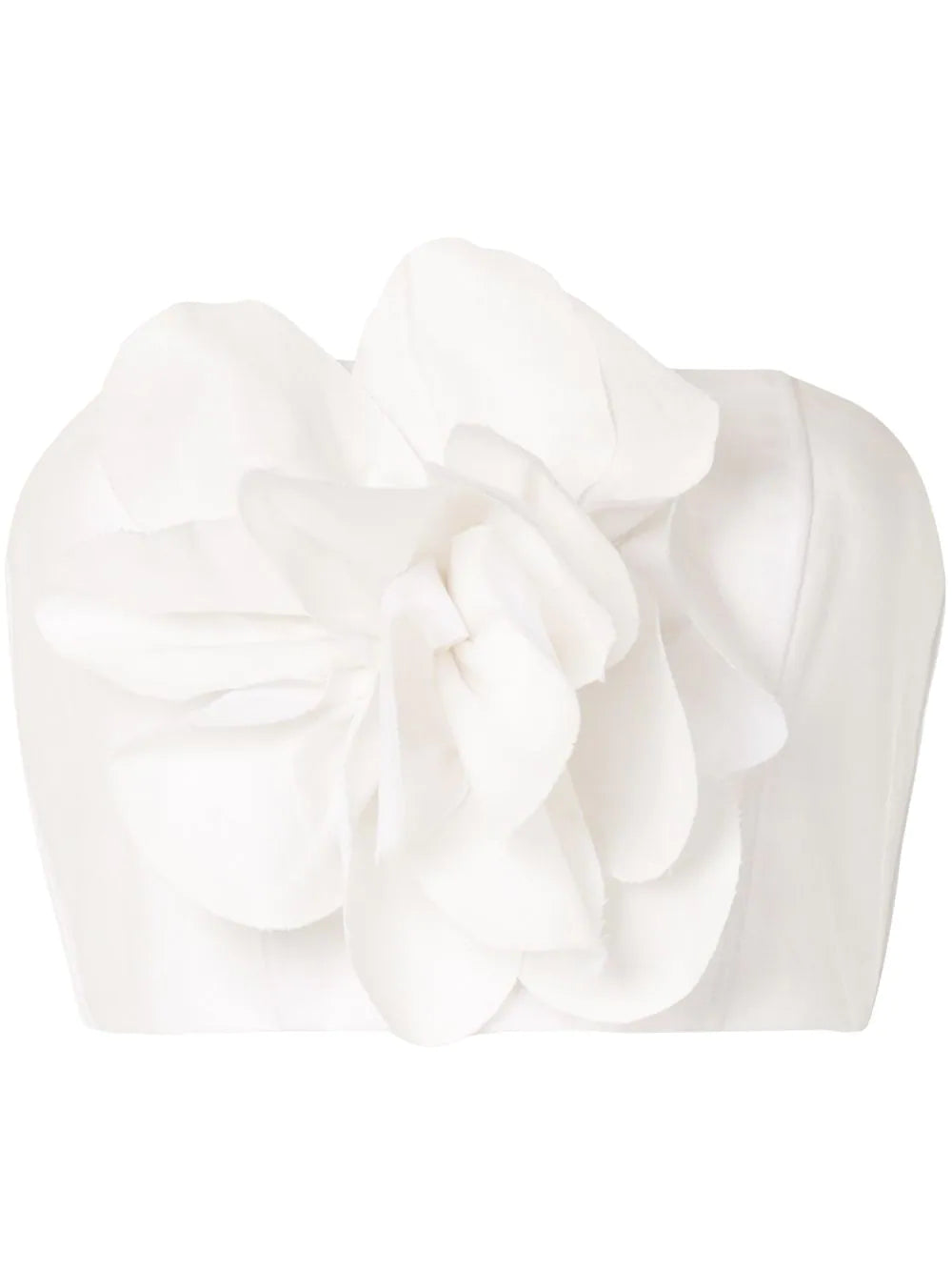 Bambah  floral appliqué crop top