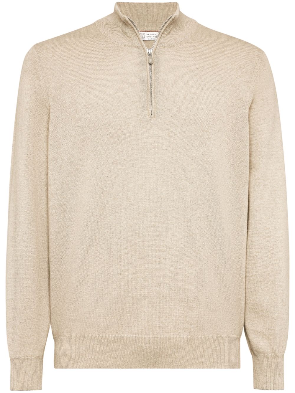 Brunello Cucinelli  high neck zip front sweatshirt