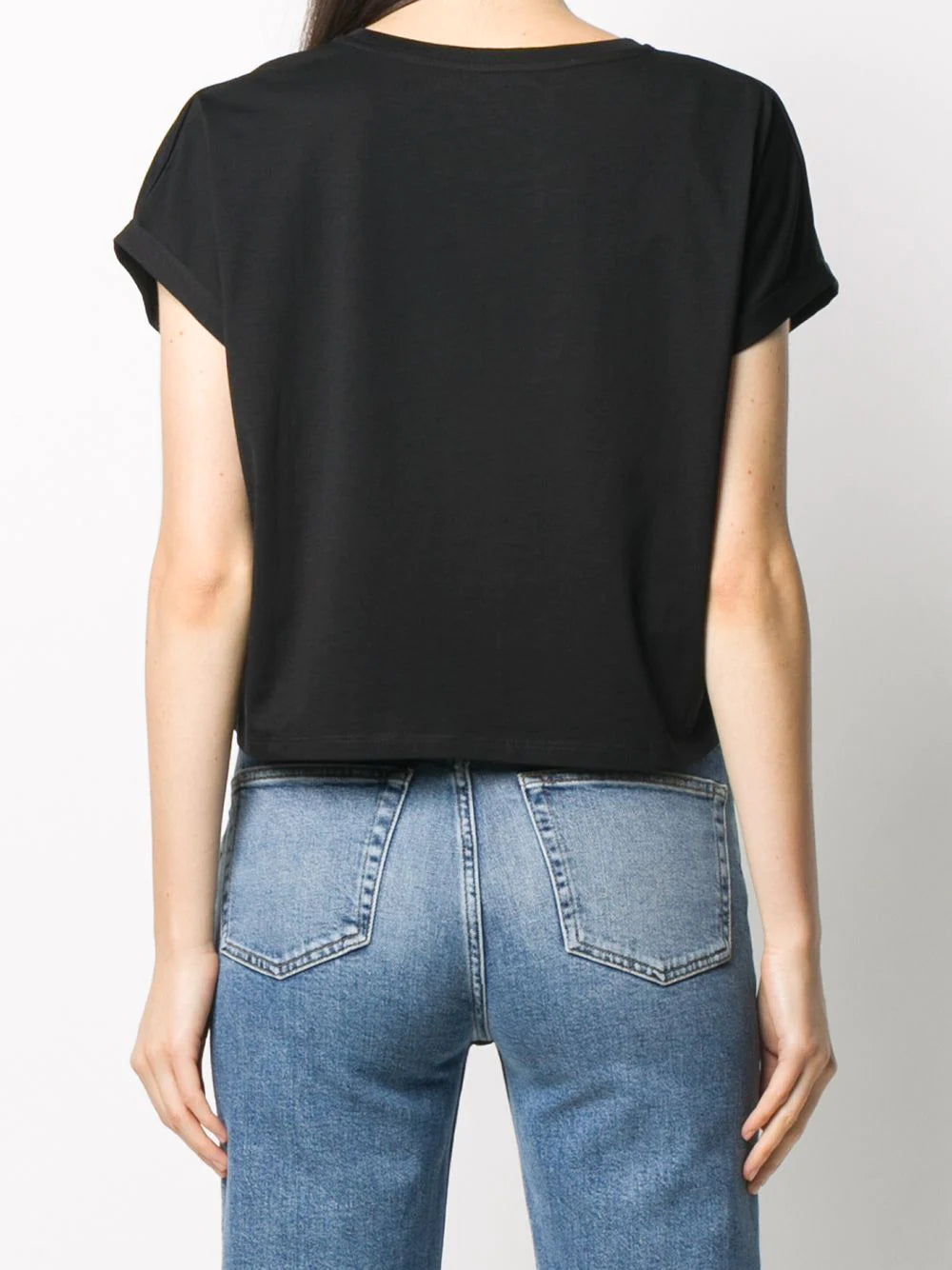 Balmain cropped logo T-shirt