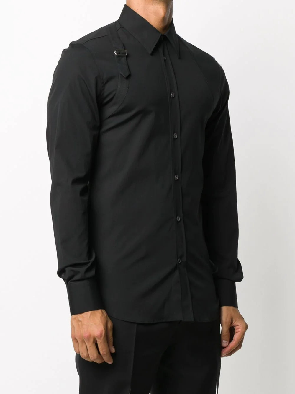 Alexander Mcqueen buckle detail shirt