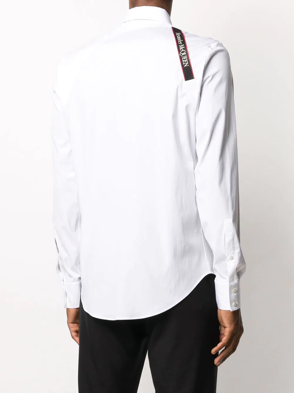 Alexander Mcqueen single brace detail shirt
