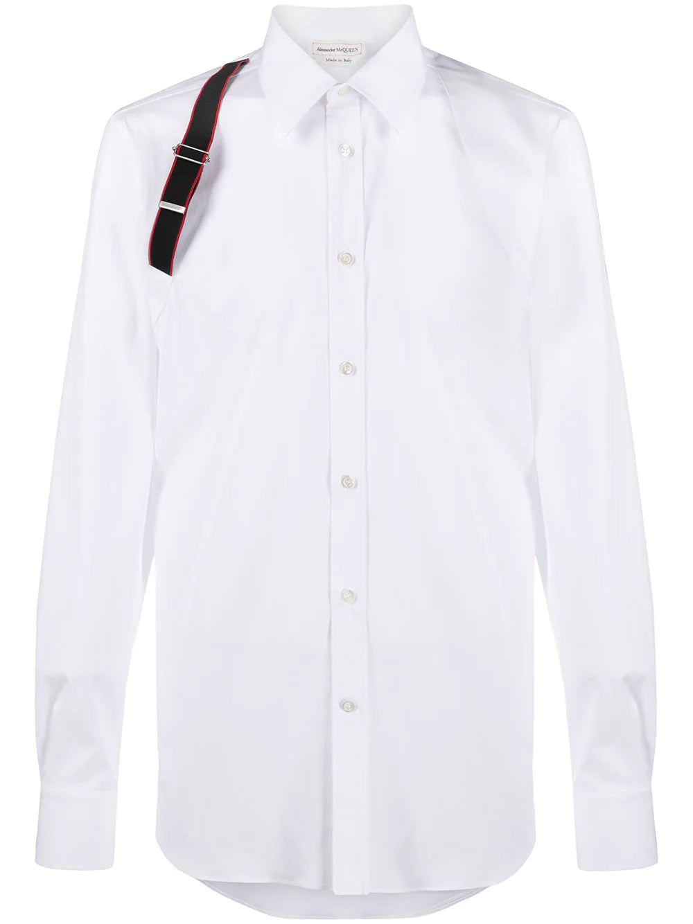 Alexander McQueen  single brace detail shirt