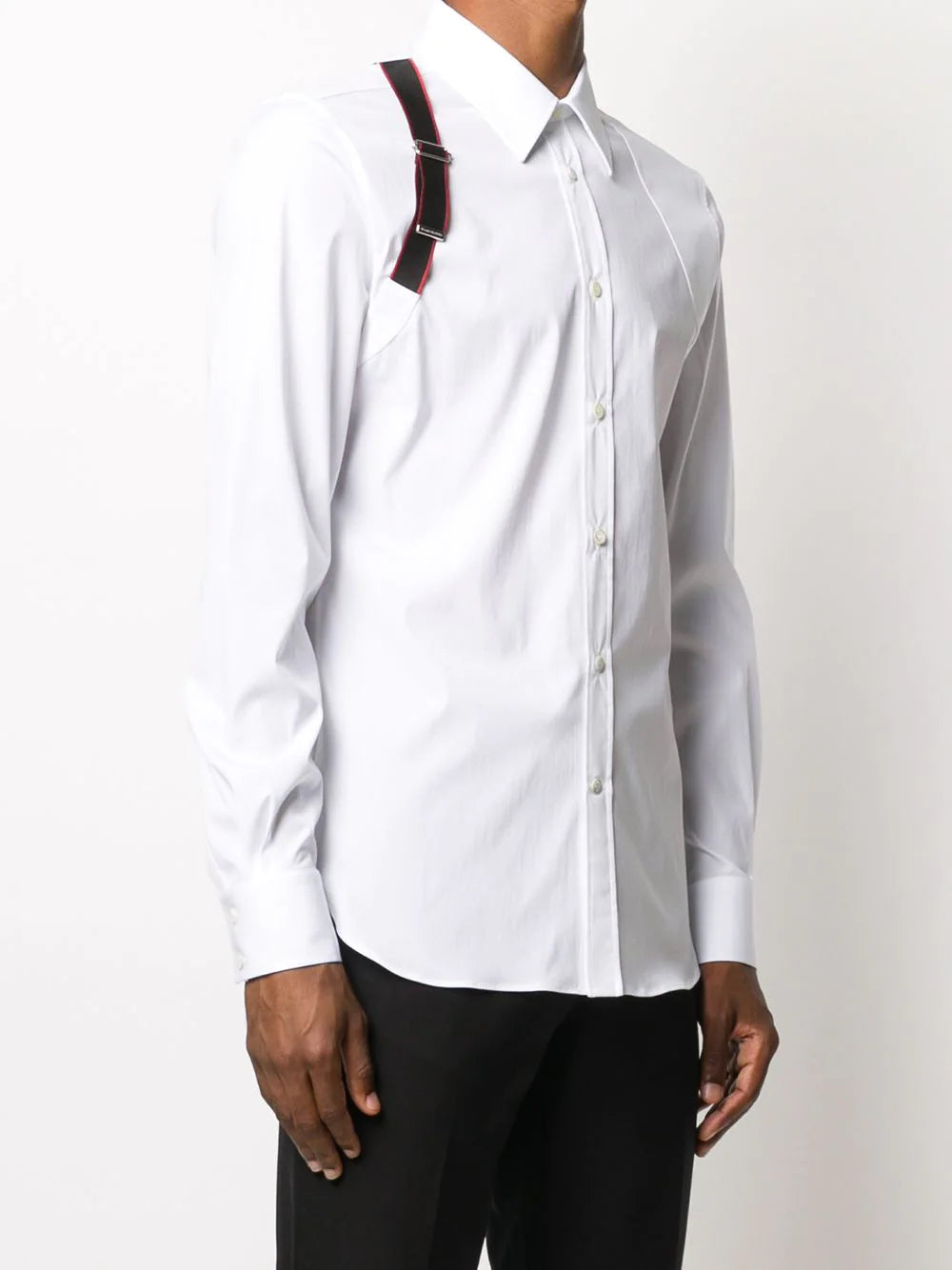 Alexander McQueen single brace detail shirt - Image 3