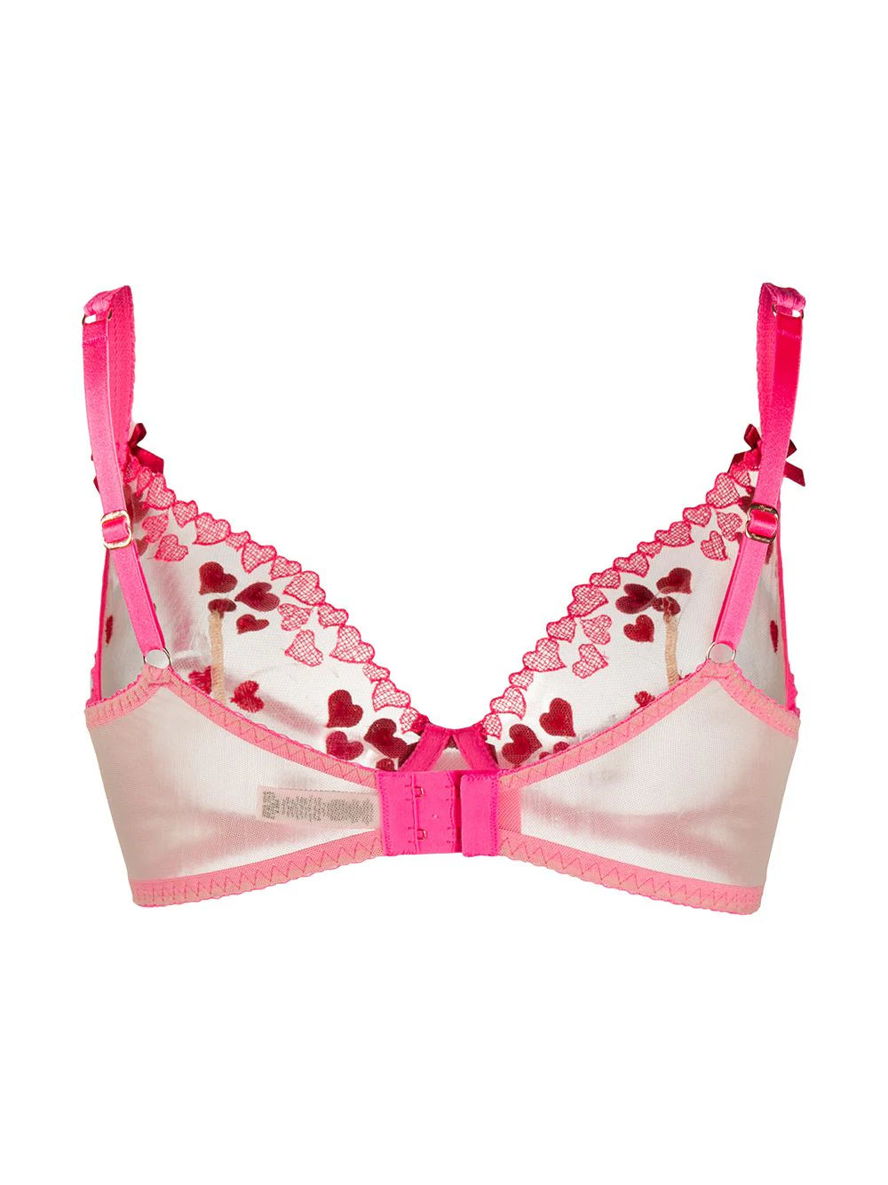 Agent Provocateur  heart-pattern sheer bra