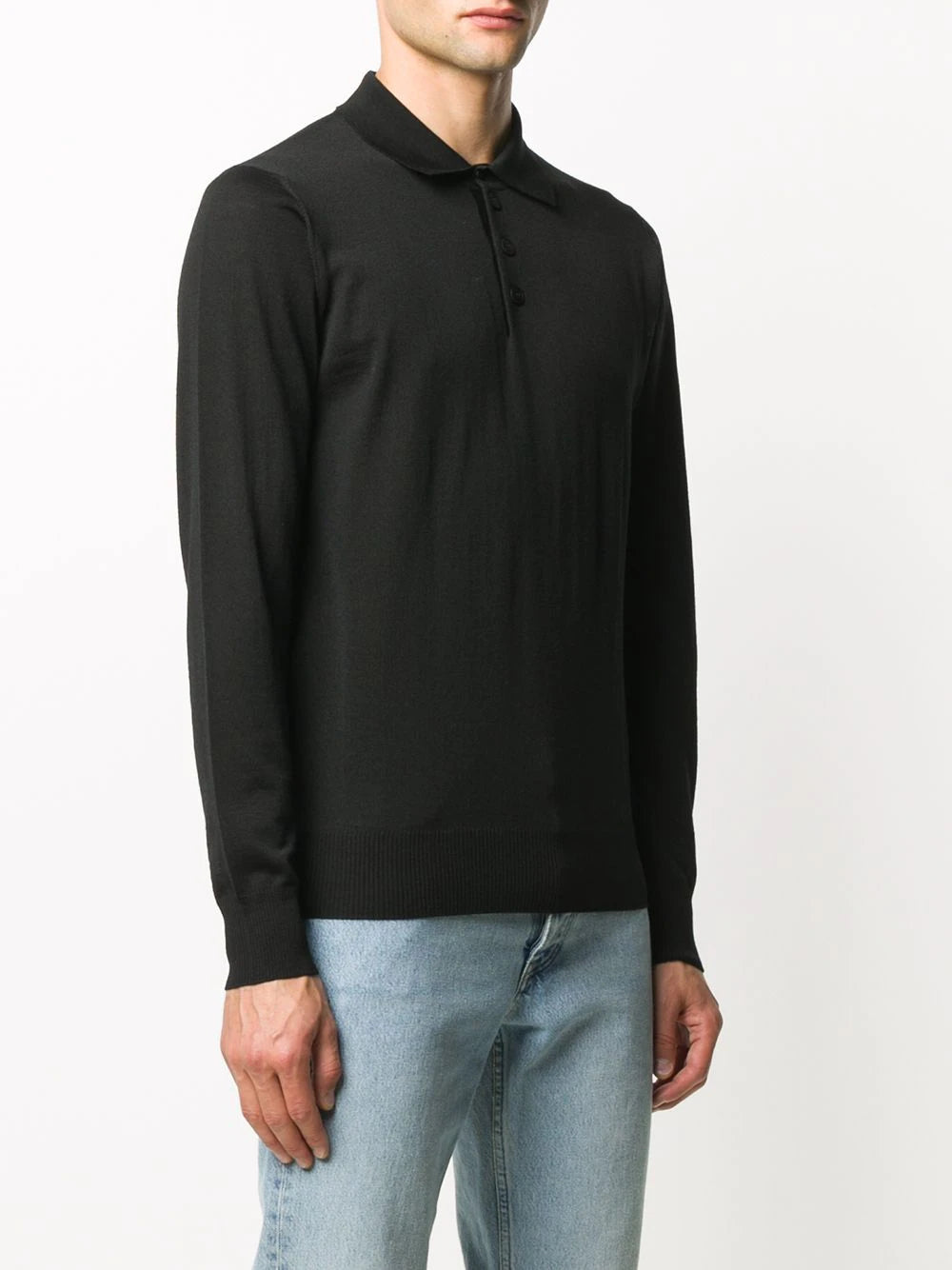 Emporio Armani long sleeve polo shirt