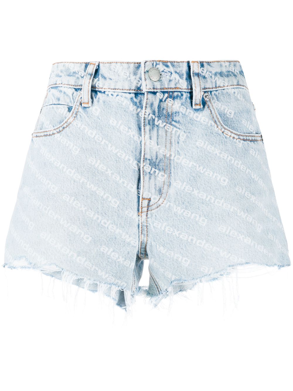 Alexander Wang  Bite high-waisted denim shorts